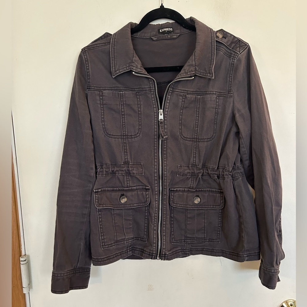 Express S/P gray, utility/cargo/military jacket